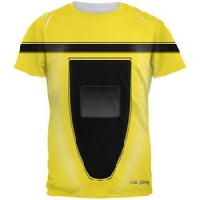 Halloween Classic Muscle Car Yellow Costume All Over Mens T Shirt