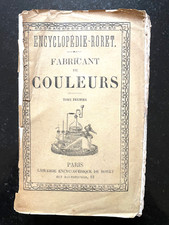 FABRICANT DE COULEURS  (Tome