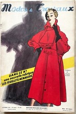 Modes et Travaux n° 622 Octobre 1952 revue ancienne couture tricot mode femme
