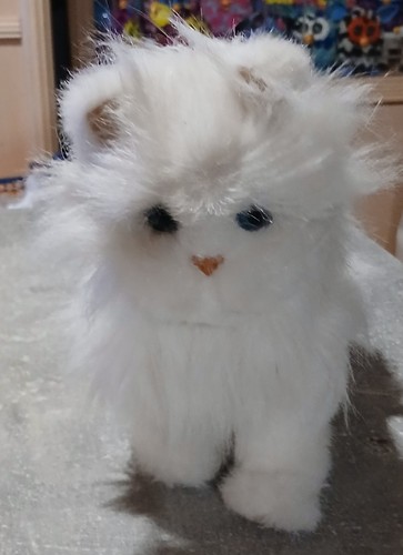 Peluche interactive chaton - peluche,