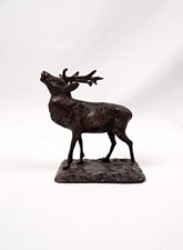 Cerf bramant en Bronze