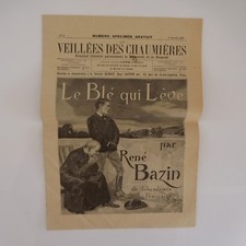 Journal spécimen n°1 Les veillées des chaumières  2 novembre 1907 Paris France