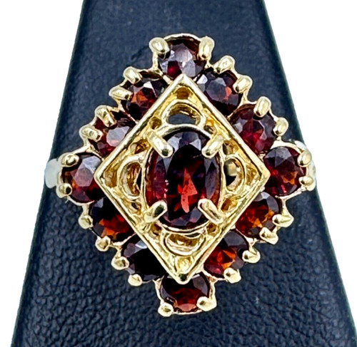 Bague losange jaune - bague,