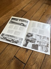 VERY RARE 1979 - Range Rover Classic Rapport Quadraporte , 6x6 Brochure