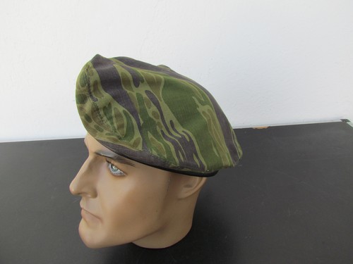Beret vert tiger - beret, stripe