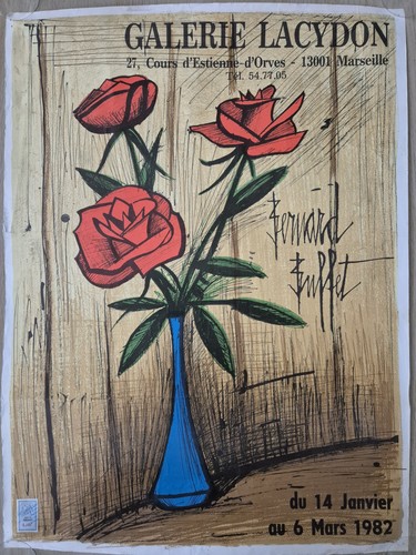 Affiche vintage bernard buffet - affiche,