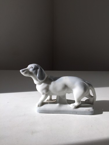 Chien porcelaine saxe - porcelaine, de