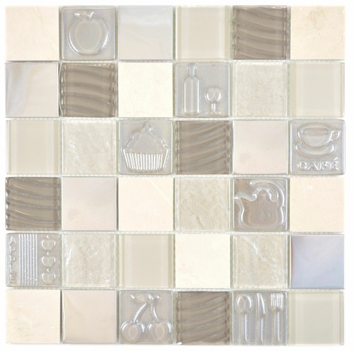 Küchenfliese miroir mosaïque - küchenfliese,