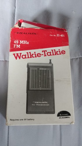 Vintage boxed realisric - realisric, walkie