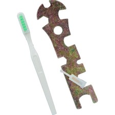 Pistolet à peinture par pulvérisation HVLP à alimentation par gravité buse de...