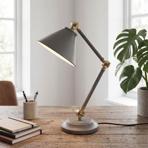 Lampe bureau grise - bureau,