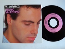 MARIO VALENTINO : L'amore con te (G Cavalieri) 7" 45T ORLANDO CARRERE 14445