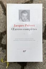LA PLEIADE @ JACQUES PREVERT @ OEUVRES COMPLETES @ PAROLES @ 1992 @ BEL ETAT