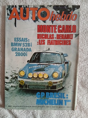 Auto hebdo 2 1978 - auto, n°99