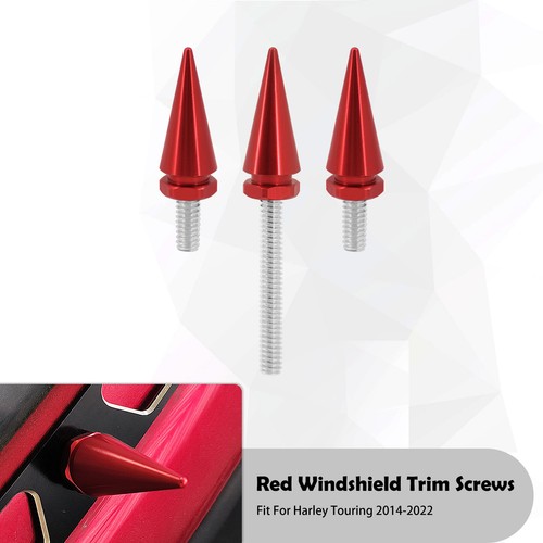 Rouge boulons vis - 3x,