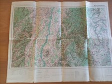 Carte militaire de strasbourg 1944