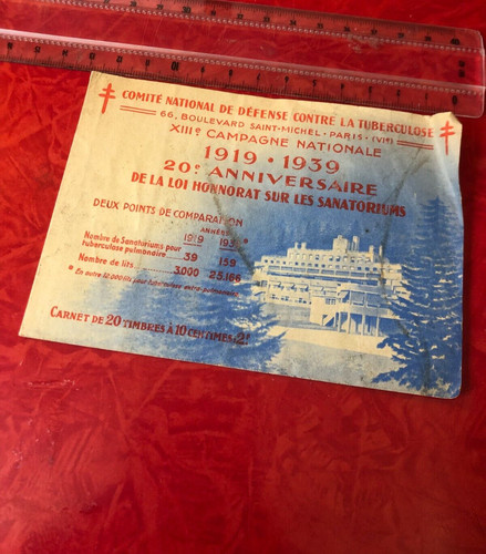 Carnet vignettes 1939 - carnet, de