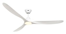 LED Plafonnier Ventilateur plafond Silencieux Télécommande Genuino 180cm Blanc