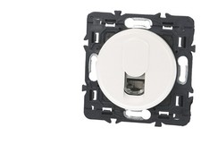 Prise RJ45 cat.6 STP blanche