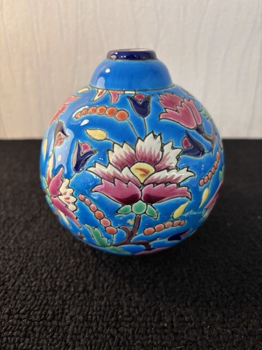 Emaux longwy model vase - de,