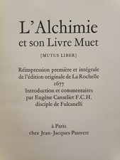 L'Alchimie et son livre muet Mutus liber Alchimiae mutus liber Pauvert 1967 36