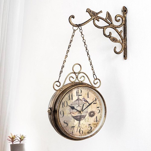 Horloge murale double face - horloge,