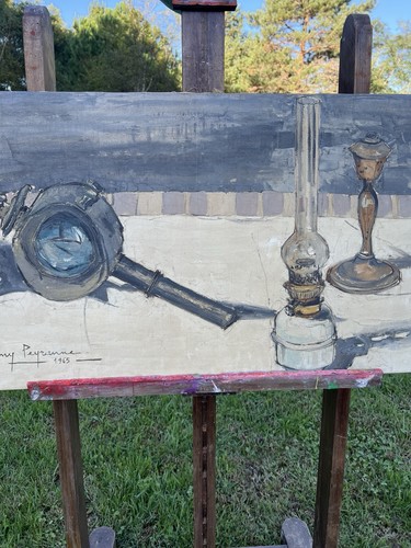 Tableau peinture huile - tableau,