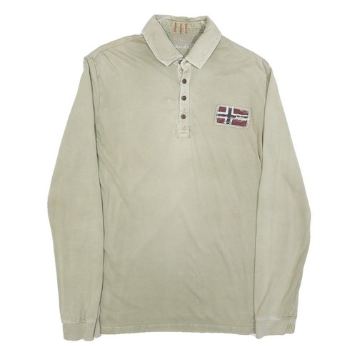 Napapijri polo homme beige - napapijri,