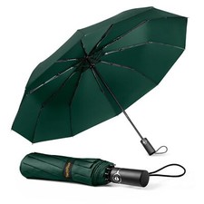 Parapluie Pliable Parapluie Automatique Compact Coupe-vent avec 10 Baleines O...