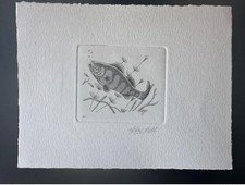 Belgique 1990 COB 2383 Epreuve d'artiste 1er jour FDC Poisson Fish Fisch Perche