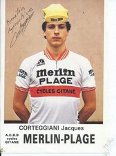 CYCLISME  Autographe " CORTEGGIANI    JACQUES  "