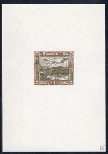 Sarre mnh epreuve - 65**/mnh,