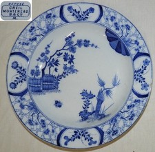 Faïence de CREIL ET MONTEREAU Service JAPON : assiette creuse 23 cm