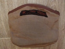 Ancienne housse - sacoche de moulinet WYERS & BREHIER beige bon état