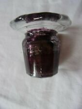 ancien encrier de pupitre en verre