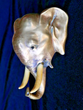 rarissime sonnette de table d'hôtel en forme d'éléphant XIXe orientaliste 16 cm