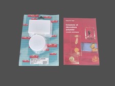 Kit résine d'inclusion-2 moules neufs +livre technique Klaus-W.Voss- Vide maison