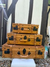 Set de 3 valises rétro en