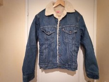 BLOUSON COLLECTOR  LEVI'S SHERPA VINTAGE 70's, TAB ORANGE TAILLE 38 (S)