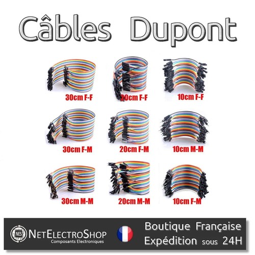 Câbles dupont 30cm 40 - 10/20/30cm,,