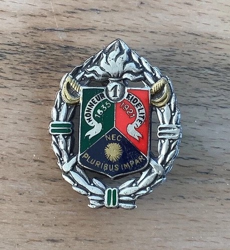 Insigne metal regiment de - metal, 1