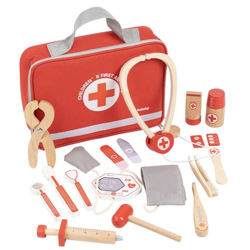 Mallette médicale rouge - mallette,