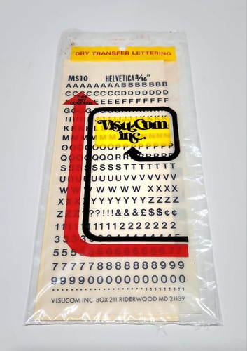Vintage visu com - dry, transfer
