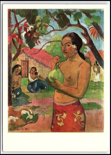 1969 gauguin femme fruit - gauguin,