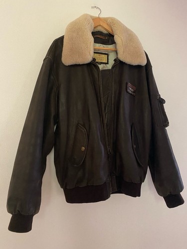 Blouson cuir aviateur - cuir,