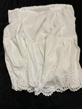 Ancien Jupon Broderie Anglaise