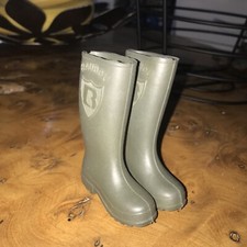 PAIRE DE BOTTES PUB BAUDOU 30 EN CAOUTCHOUC NOIR POUR FIGURINE STYLE GI JOE ??