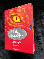 # Coffret 3 livres Jeunesse - L'ÎLE AUX DRAGONS - Tomes 1/2/3 - éd. Auzou - 2015