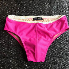 Rare TOMAS MAIER Pink & Beige men's breif SWIMSUIT slip de bain size: 30 / S 