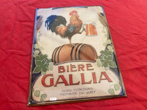 Ancienne tole publicitaire - tole,